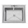 Vogue diepe RVS spoelbak 77x60cm