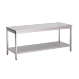 Gastro M Rvs Werktafel Met Onderblad 85x100x70cm