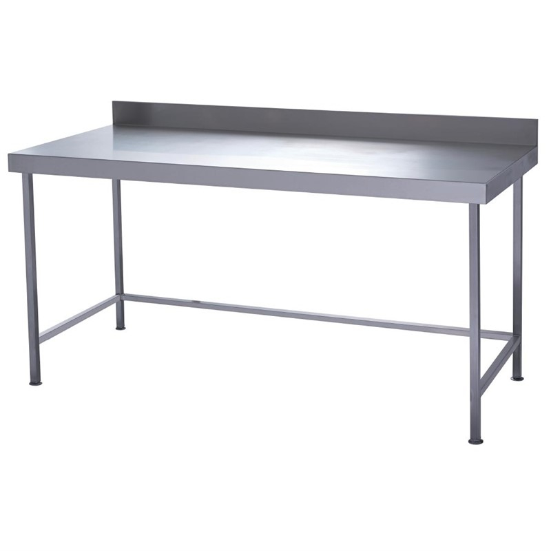 Parry volledig gelaste roestvrijstalen wandtafel 1200x600 mm Parry volledig gelaste roestvrijstalen wandtafel 1200x600 mm