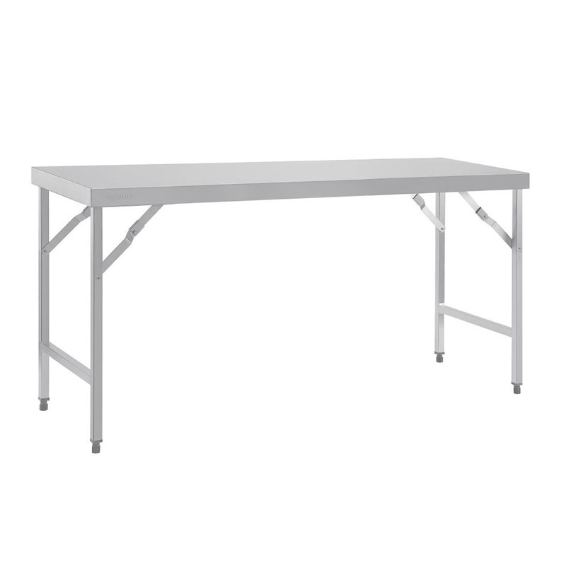 Vogue inklapbare RVS werktafel 180cm Vogue inklapbare RVS werktafel 180cm
