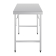 Vogue inklapbare RVS werktafel 120cm