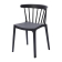 Windson polypropyleen stoelen antraciet (4 stuks)