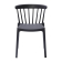 Windson polypropyleen stoelen antraciet (4 stuks)