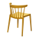 Windson polypropyleen stoelen okergeel (4 stuks)