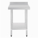 Vogue RVS werktafel met achteropstand 90x60x70cm