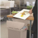 Rubbermaid Slim Jim End Step pedaalemmer 50L beige