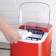 Caterlite tafelmodel ijsblokjesmachine rood