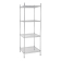 Vogue voorraadrek met 4 schappen 61x61cm