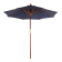 Bolero ronde donkerblauwe parasol 2,5 meter Bolero ronde donkerblauwe parasol 2,5 meter