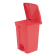 Jantex afvalemmer rood 45L
