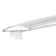 Bolero vierkante aluminium klaptafel met RVS blad 60cm