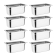 Vogue GN bakken set 8x GN 1/3