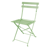 Bolero Stalen Klapstoelen Lichtgroen (2 Stuks)