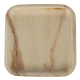 Fiesta Compostable Biologisch Afbreekbare Vierkante Palmbladborden 20x20cm (100 Stuks)