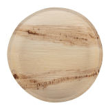 Fiesta Compostable Biologisch Afbreekbare Ronde Palmblad Borden 25cm (100 Stuks)