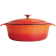 Vogue ovale inductie braadpan oranje 5L Vogue ovale inductie braadpan oranje 5L