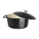 Vogue ronde inductie braadpan zwart 4L