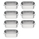 Vogue GN bakken set 7x GN 1/4 (7 stuks)