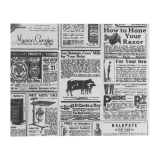 Aps Vetvrij Papier Vintage Krantenprint 250x200mm