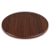 Bolero rond tafelblad donkerbruin 60cm