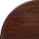 Bolero rond tafelblad donkerbruin 60cm