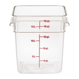 Cambro Camsquare Vierkante Polycarbonaat Voedseldoos 17,2l