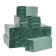Jantex Z-gevouwen handdoeken 1-laags 250 vellen groen (12 stuks)