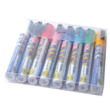 Securit Zig Posterman Set Weerbestendige Krijtstiften 6mm (8 Stuks)