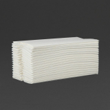 Jantex 160-pak C-gevouwen Handdoeken 2-laags Wit (15 Stuks)