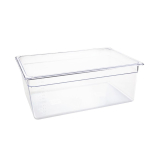 Vogue Polycarbonaat Bak Transparant GN 1/1 200mm