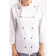 Whites Chicago unisex koksbuis lange mouw wit M