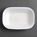 Olympia Emaille Serveerschaal 19x28cm (6 Stuks)