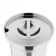 Vogue bain marie pot en deksel 4L