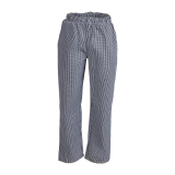Whites Vegas Unisex Koksbroek Zwart-wit Geruit S