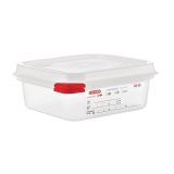 Araven GN 1/6 Voedseldoos Met Deksel 1,1l (4 Stuks)