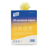 Jantex Multifunctionele Antibacteriële Doekjes Geel (200 Stuks)