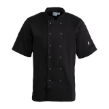 Whites Vegas Unisex Koksbuis Korte Mouw Zwart 3xl