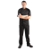Whites Vegas unisex koksbuis korte mouw zwart L