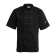 Whites Vegas unisex koksbuis korte mouw zwart S