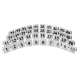 Olympia Plastic Tafelnummers 31-40