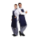 Whites halterschort donkerblauw