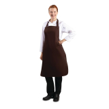 Whites Halterschort Polyester-katoen Chocoladebruin