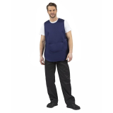 Whites Overgooierschort Met Zak Navy Blue