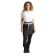 Southside bistroschort zwart denim 40x76cm