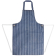 Whites waterdicht schort blauw-wit gestreept