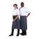 Whites sloof blauw-wit gestreept