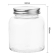Vogue glazen voorraadpot met schroefdeksel 330ml (6 stuks)