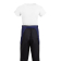 Whites korte sloof donkerblauw