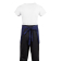 Whites korte sloof donkerblauw