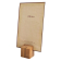 T&G Woodware acaciahouten menuhouder/displaykratverhoger